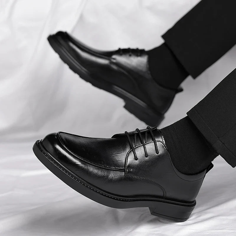 Gauthier Chaussures À Lacets Aspect Cuir Homme