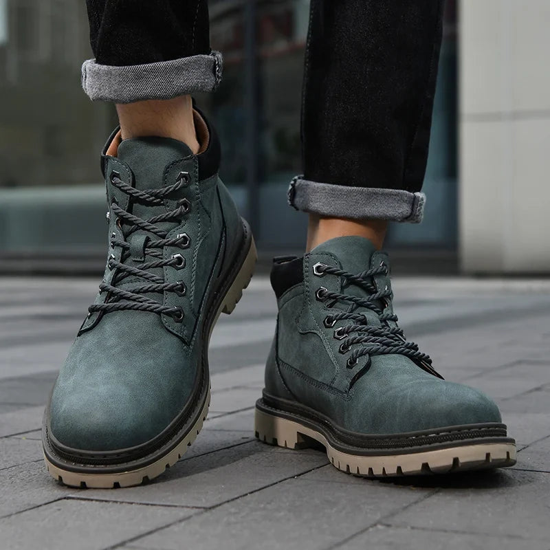 Jacques Bottines À Lacets Semelle À Crampons Homme