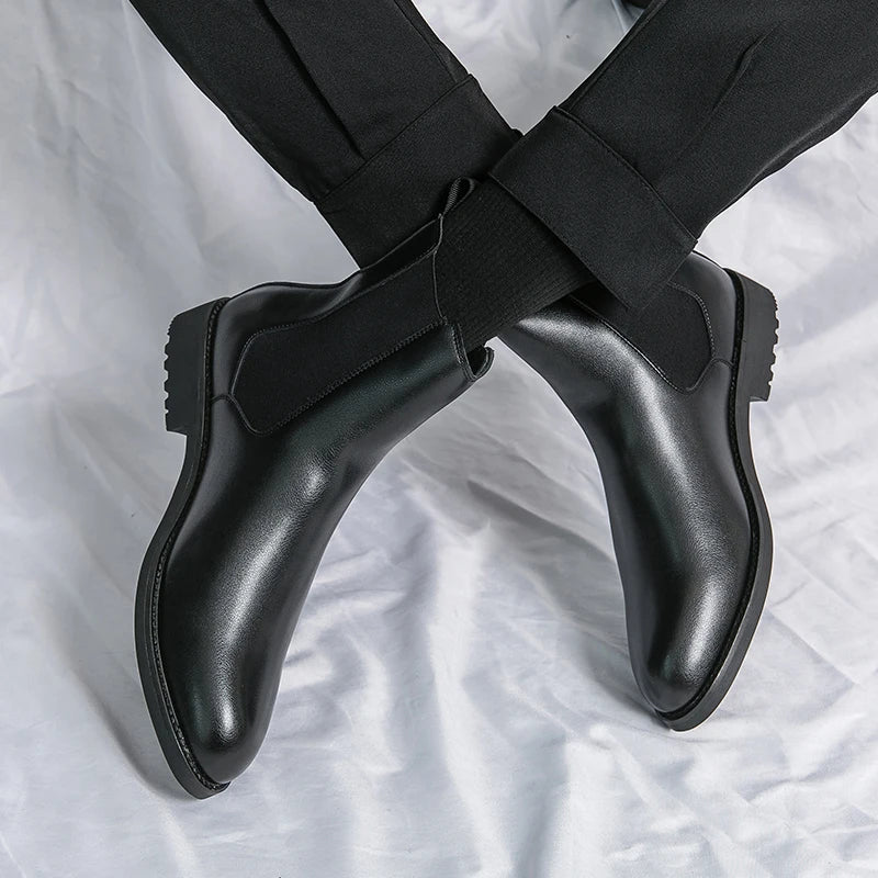 Jules Chelsea Boots Aspect Cuir Homme