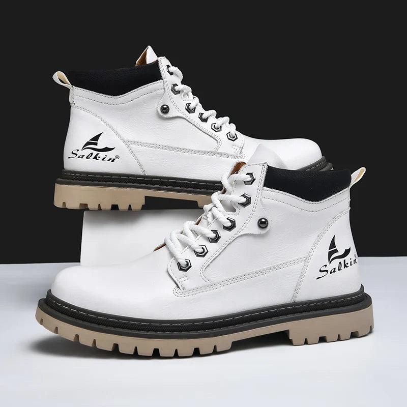 Jacques Bottines À Lacets Semelle À Crampons Homme