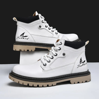 Jacques Bottines À Lacets Semelle À Crampons Homme