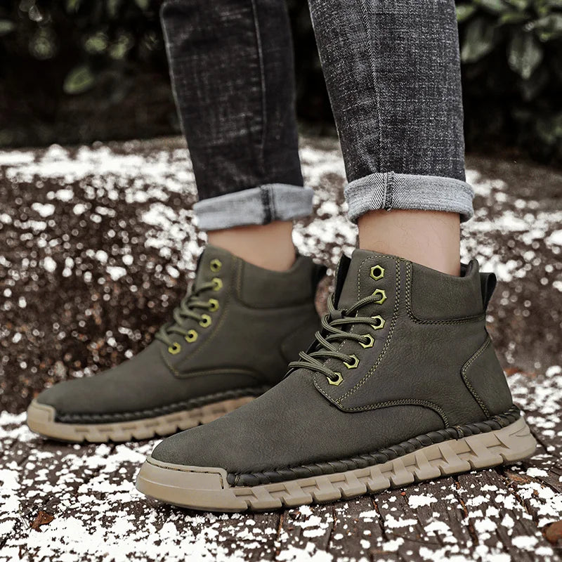Lucien Bottines Surpiqûres Apparentes Homme