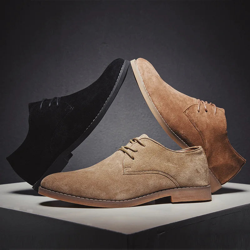 Étienne Chaussures Richelieu Effet Daim Homme
