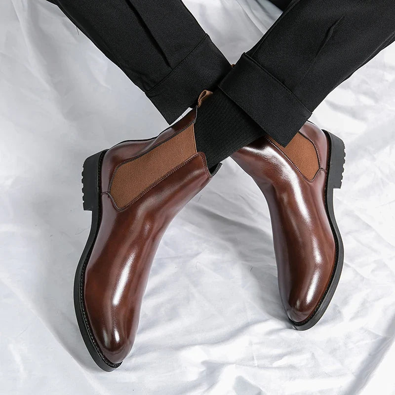 Jules Chelsea Boots Aspect Cuir Homme