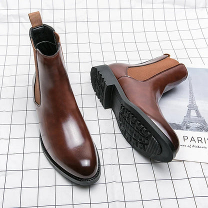 Jules Chelsea Boots Aspect Cuir Homme