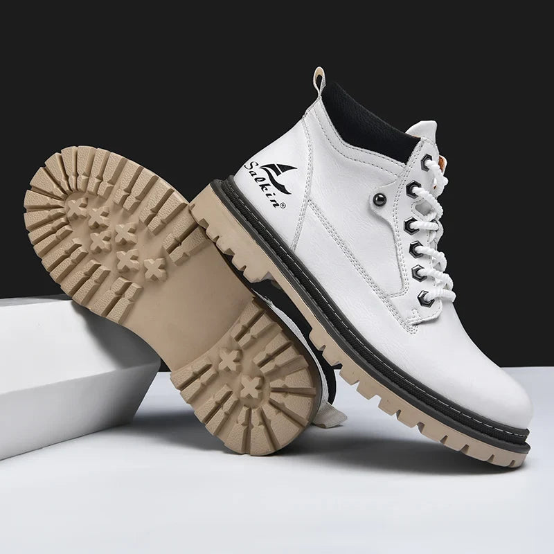 Jacques Bottines À Lacets Semelle À Crampons Homme