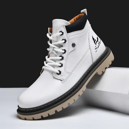 Jacques Bottines À Lacets Semelle À Crampons Homme