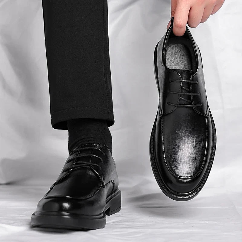 Gauthier Chaussures À Lacets Aspect Cuir Homme
