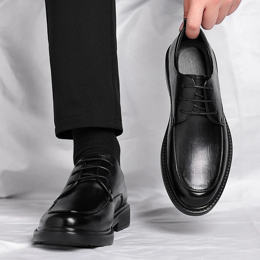 Gauthier Chaussures À Lacets Aspect Cuir Homme