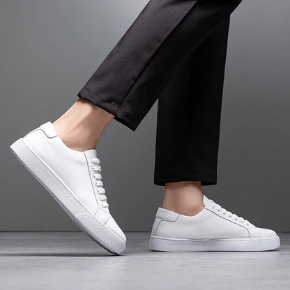 Fabien Baskets Aspect Cuir Lisse Homme