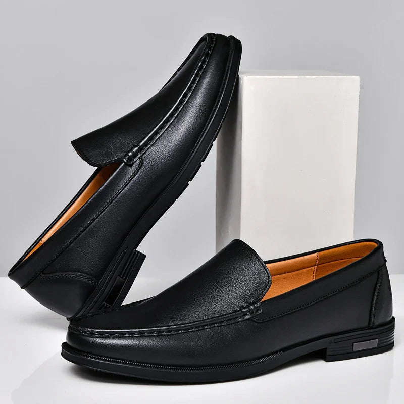 Dorian Mocassins Aspect Cuir Souple Homme
