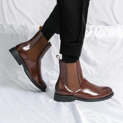 Jules Chelsea Boots Aspect Cuir Homme