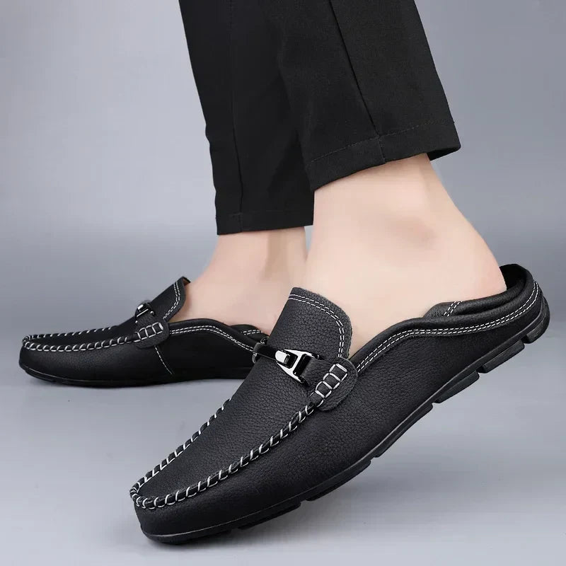 Robin Mocassins À Enfiler Aspect Cuir Homme