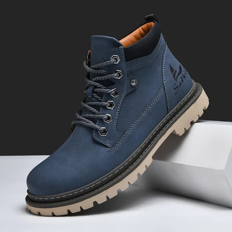 Jacques Bottines À Lacets Semelle À Crampons Homme