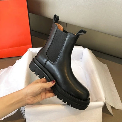 Irène Bottines Chelsea Élastiquées Semelle Crantée Femme