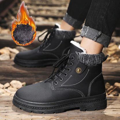 Raphaël Bottines Doublées Fourrées À Lacets Homme