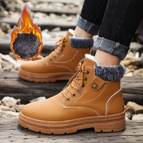 Raphaël Bottines Doublées Fourrées À Lacets Homme