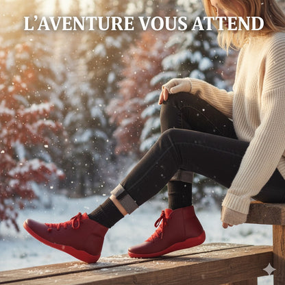 Lina Bottines Plates À Lacets Et Zip Coutures Apparentes Femme