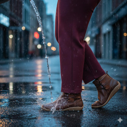 Ophélie Bottines À Brides Scratch Semelle Arrondie Femme