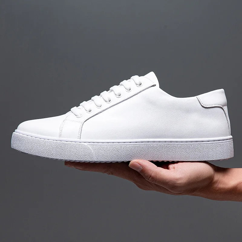 Fabien Baskets Aspect Cuir Lisse Homme