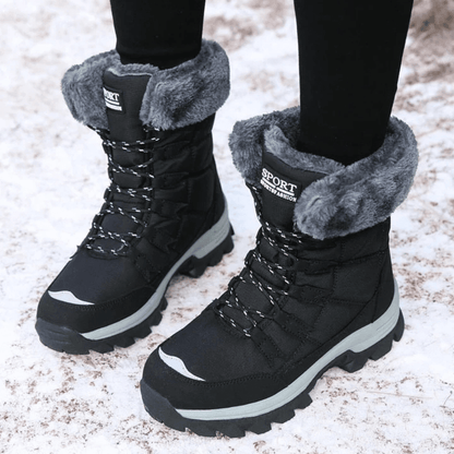 Blandine Bottes De Neige À Lacets Doublées Fourrées Femme