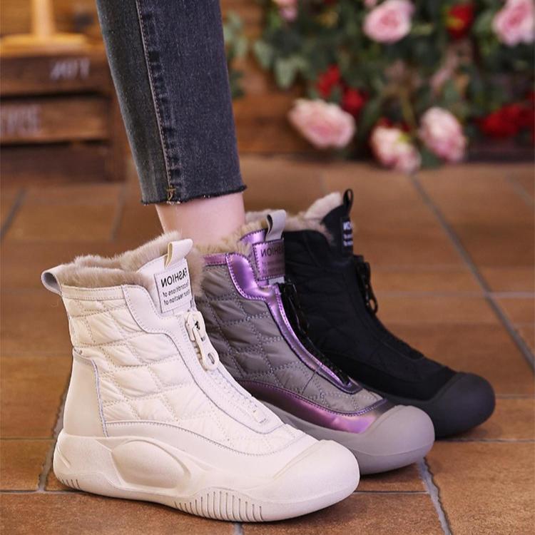 Axelle Bottines De Neige Matelassées Doublure Polaire Femme