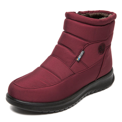 Noémie Bottines Matelassées À Zip Latéral Semelle Épaisse Femme