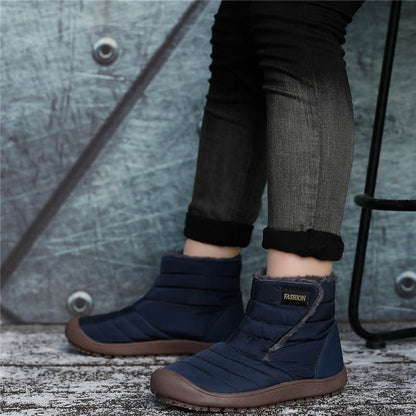 Jacinthe Bottines De Neige Matelassées À Zip Semelle Gomme Femme