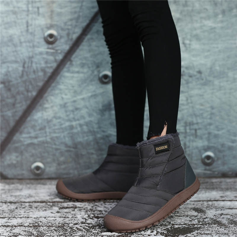 Jacinthe Bottines De Neige Matelassées À Zip Semelle Gomme Femme