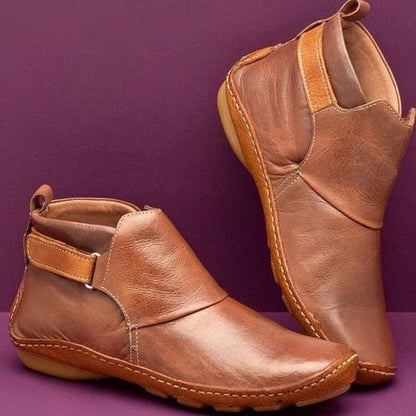 Justine Bottines Basses À Bride Et Semelle Souple Femme