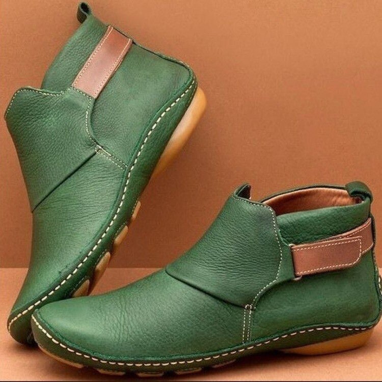 Justine Bottines Basses À Bride Et Semelle Souple Femme