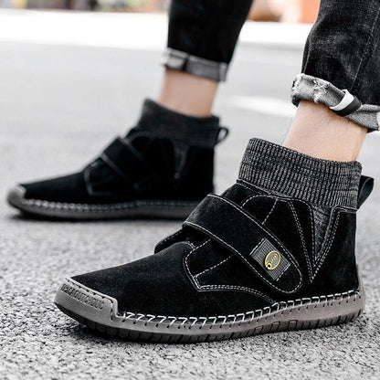 Damien Bottines À Scratch Et Col Tricot Homme
