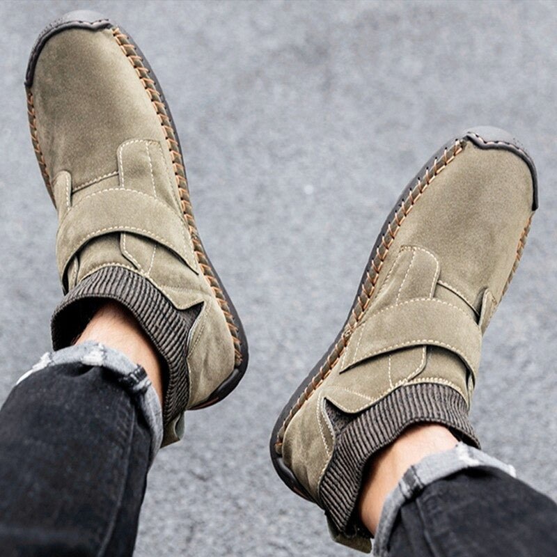 Damien Bottines À Scratch Et Col Tricot Homme