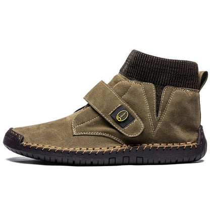Damien Bottines À Scratch Et Col Tricot Homme