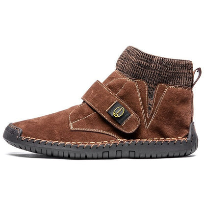 Damien Bottines À Scratch Et Col Tricot Homme