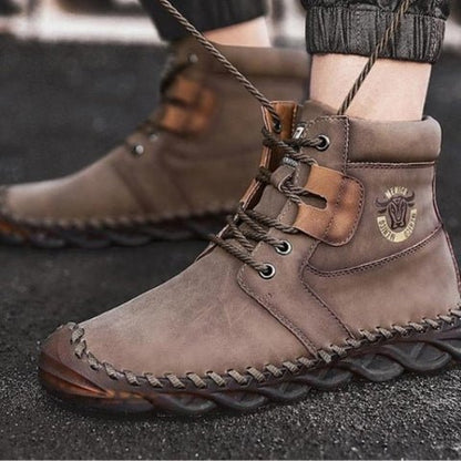 Baptiste Bottines Montantes À Lacets Semelle Surpiquée Homme