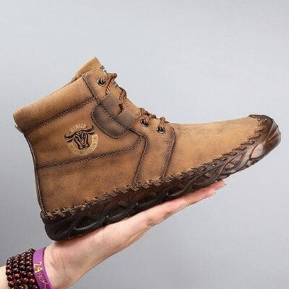 Baptiste Bottines Montantes À Lacets Semelle Surpiquée Homme