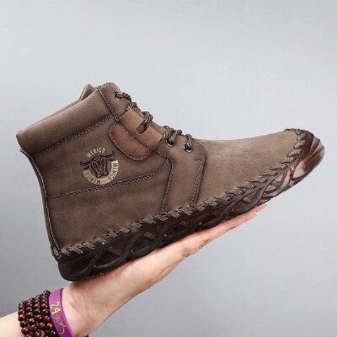 Baptiste Bottines Montantes À Lacets Semelle Surpiquée Homme