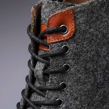 Gaspard Bottines Montantes À Lacets Bicolores Homme
