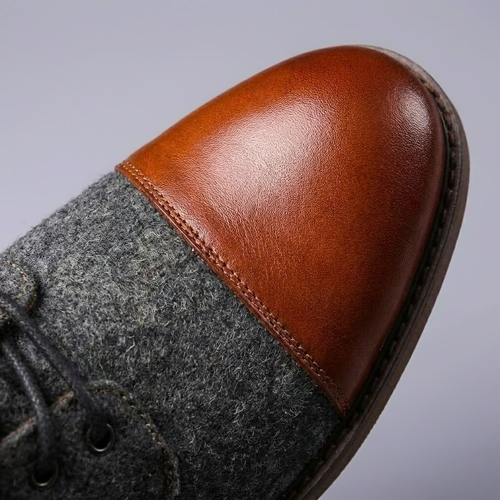 Gaspard Bottines Montantes À Lacets Bicolores Homme