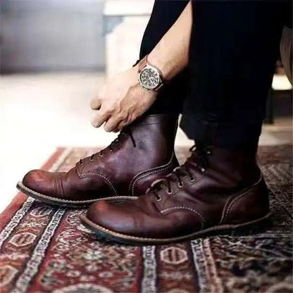 Armand Bottines À Lacets Bout Rapporté Homme