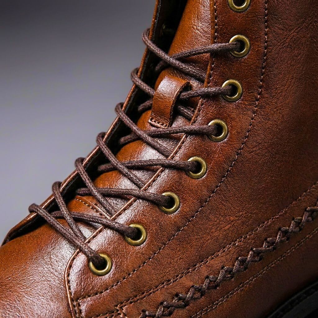 Émile Bottines Montantes À Lacets Détail Cousu Homme