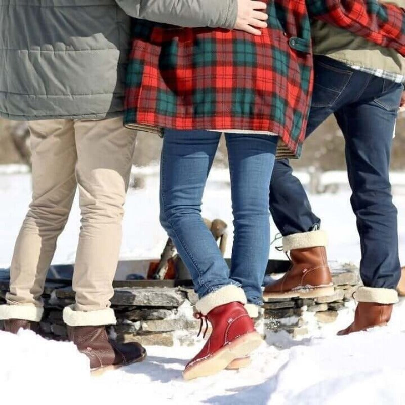 Flavie Bottes Fourrées À Laçage Arrière Et Semelle Crêpe Femme