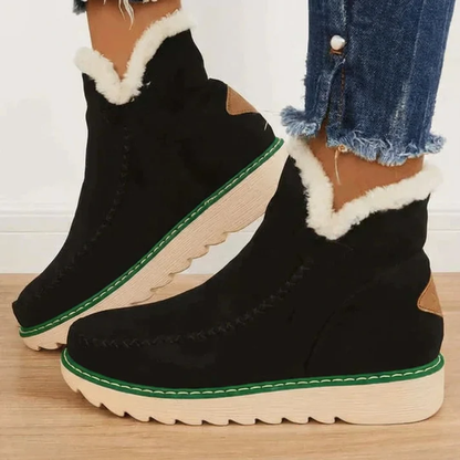 Sidonie Bottines Fourrées À Enfiler Semelle Plateforme Femme