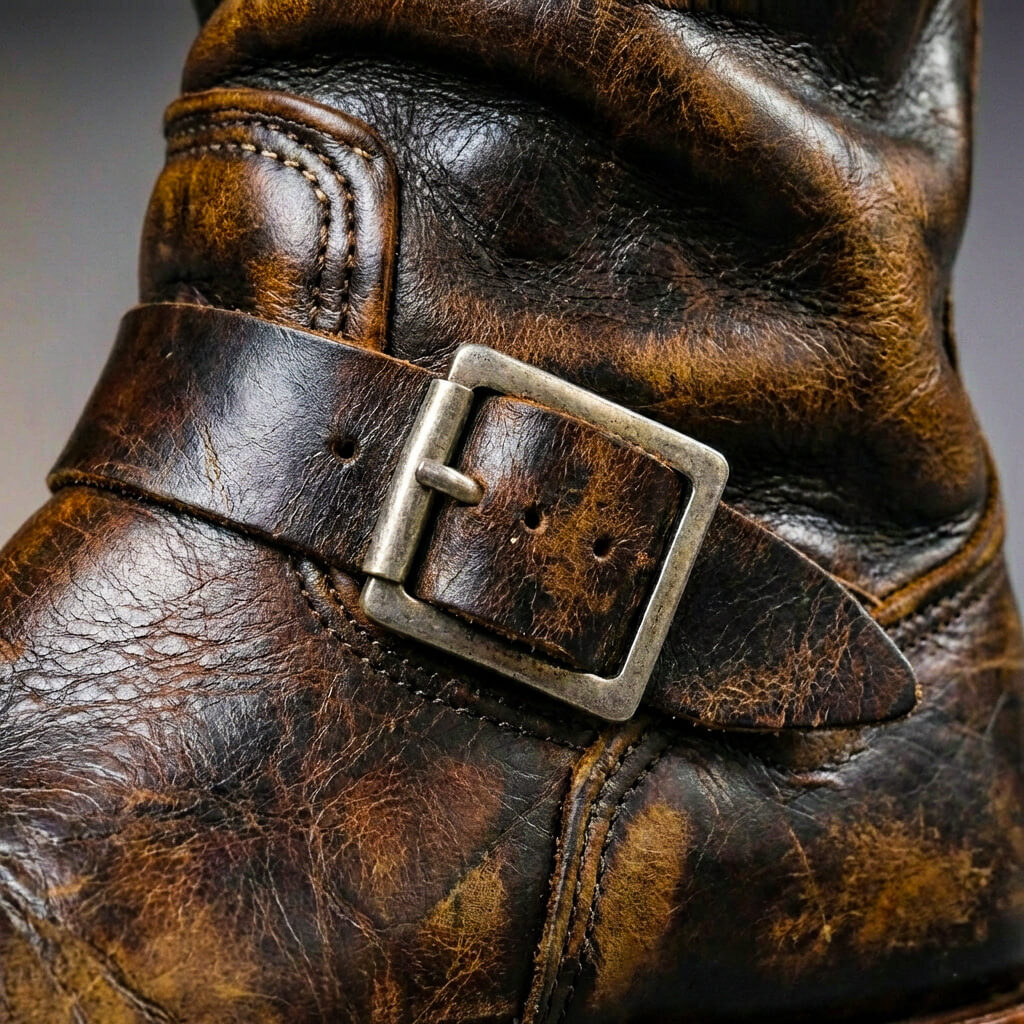 Marius Bottines Vintage Aspect Cuir Homme