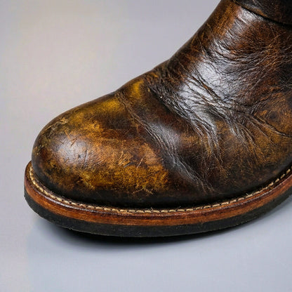 Marius Bottines Vintage Aspect Cuir Homme