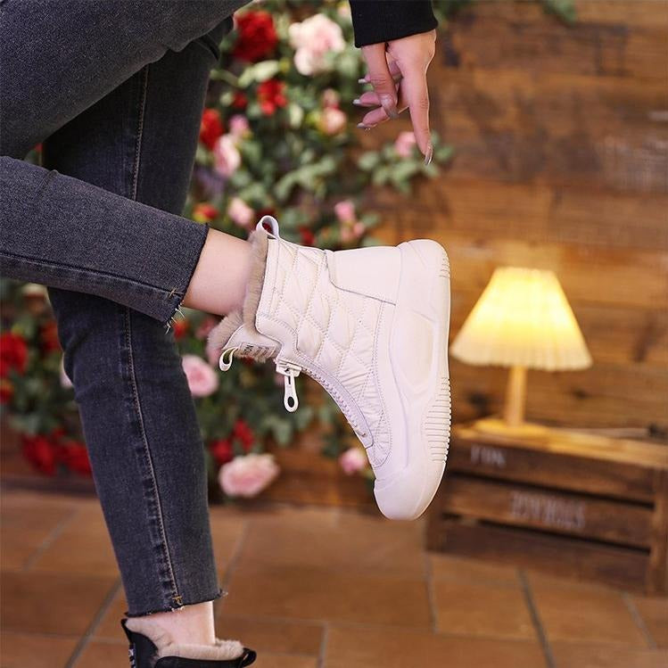 Axelle Bottines De Neige Matelassées Doublure Polaire Femme