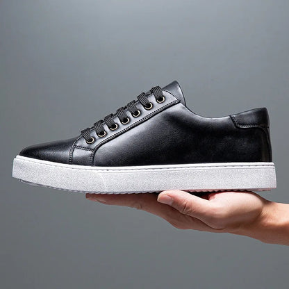 Fabien Baskets Aspect Cuir Lisse Homme