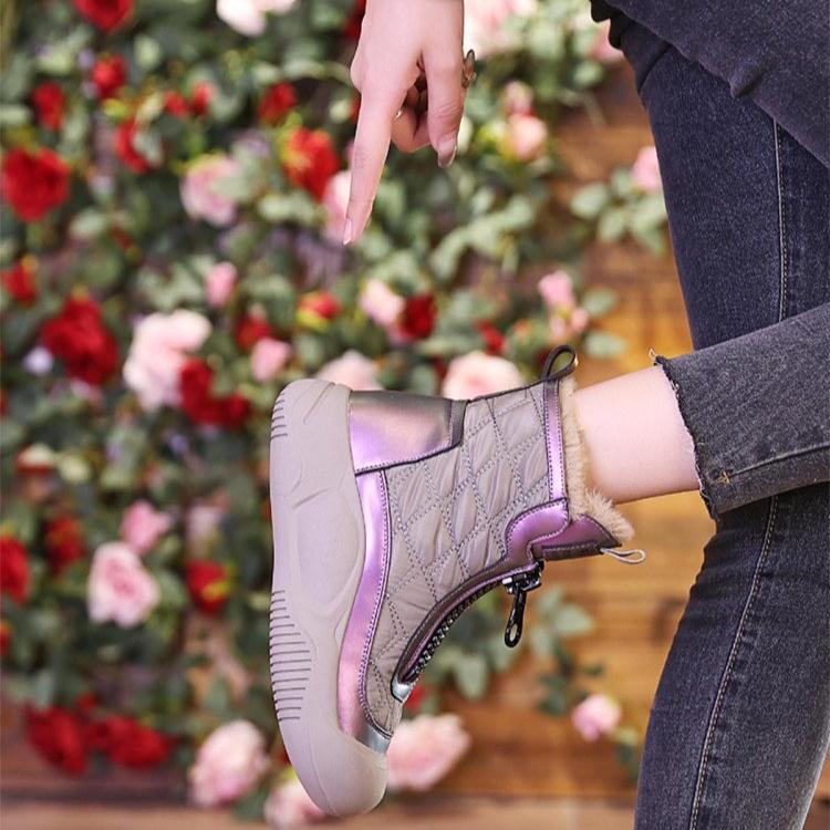 Axelle Bottines De Neige Matelassées Doublure Polaire Femme