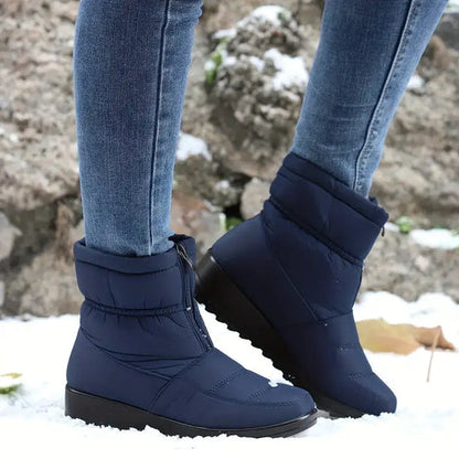 Eugénie Bottines Matelassées Compensées À Zip Frontal Femme